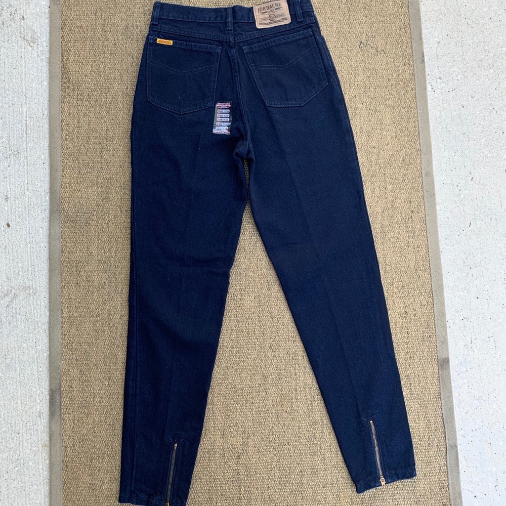 [Jordache]•Vintage High waisted heel zipper jeans